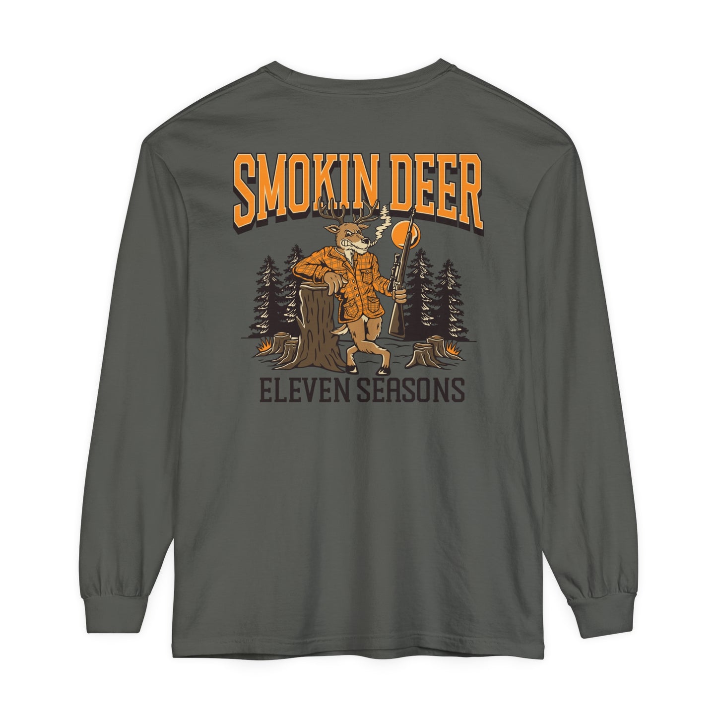 Smokin' Deer Long Sleeve Shirt