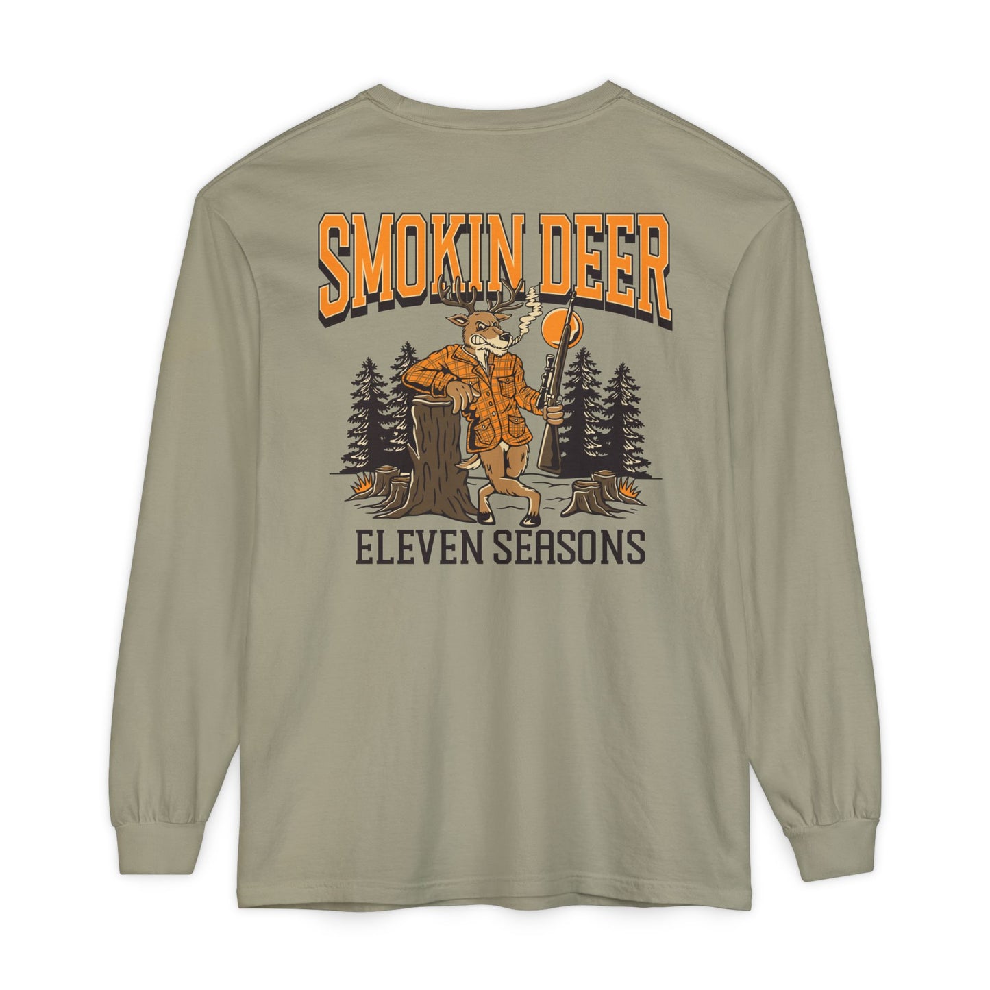 Smokin' Deer Long Sleeve Shirt