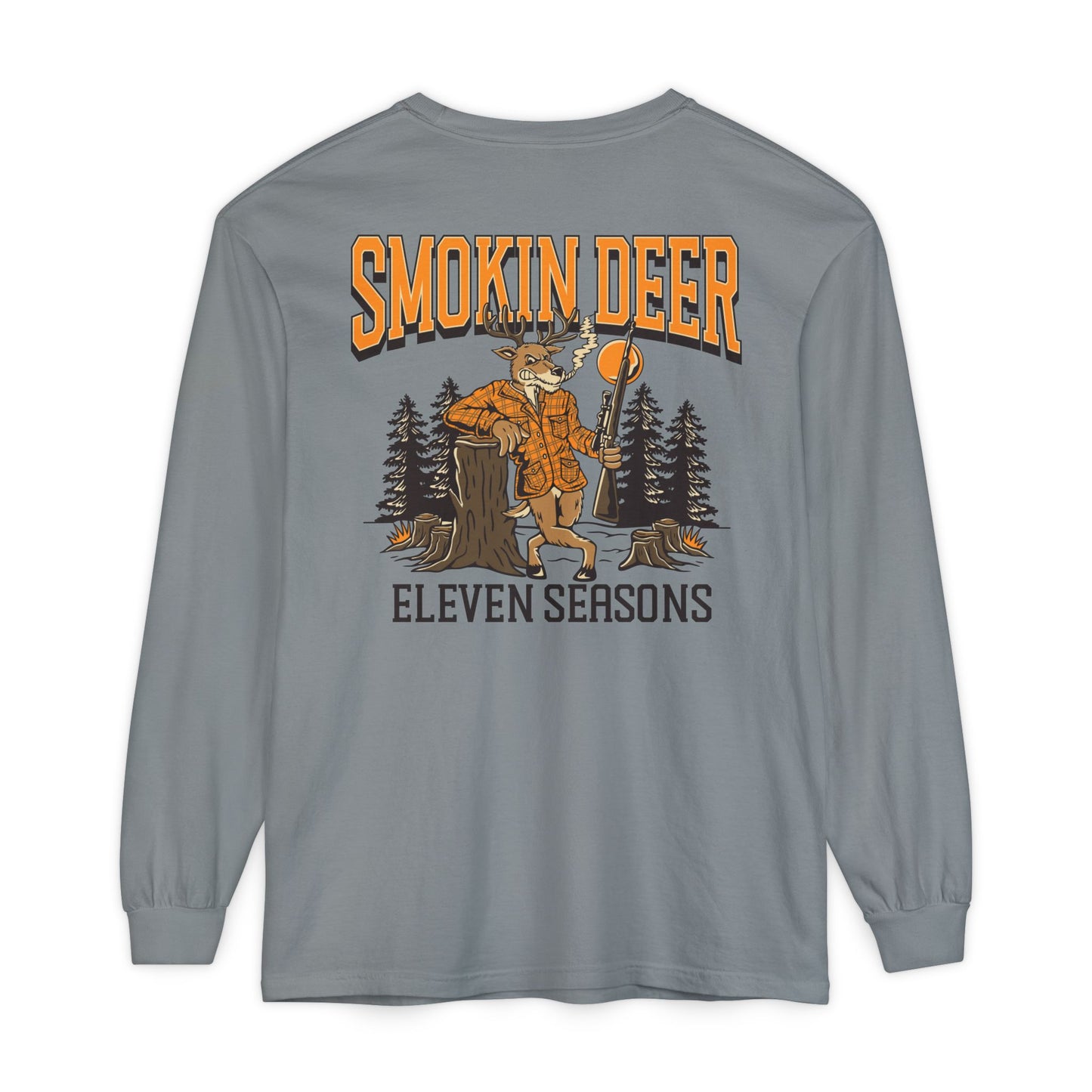 Smokin' Deer Long Sleeve Shirt