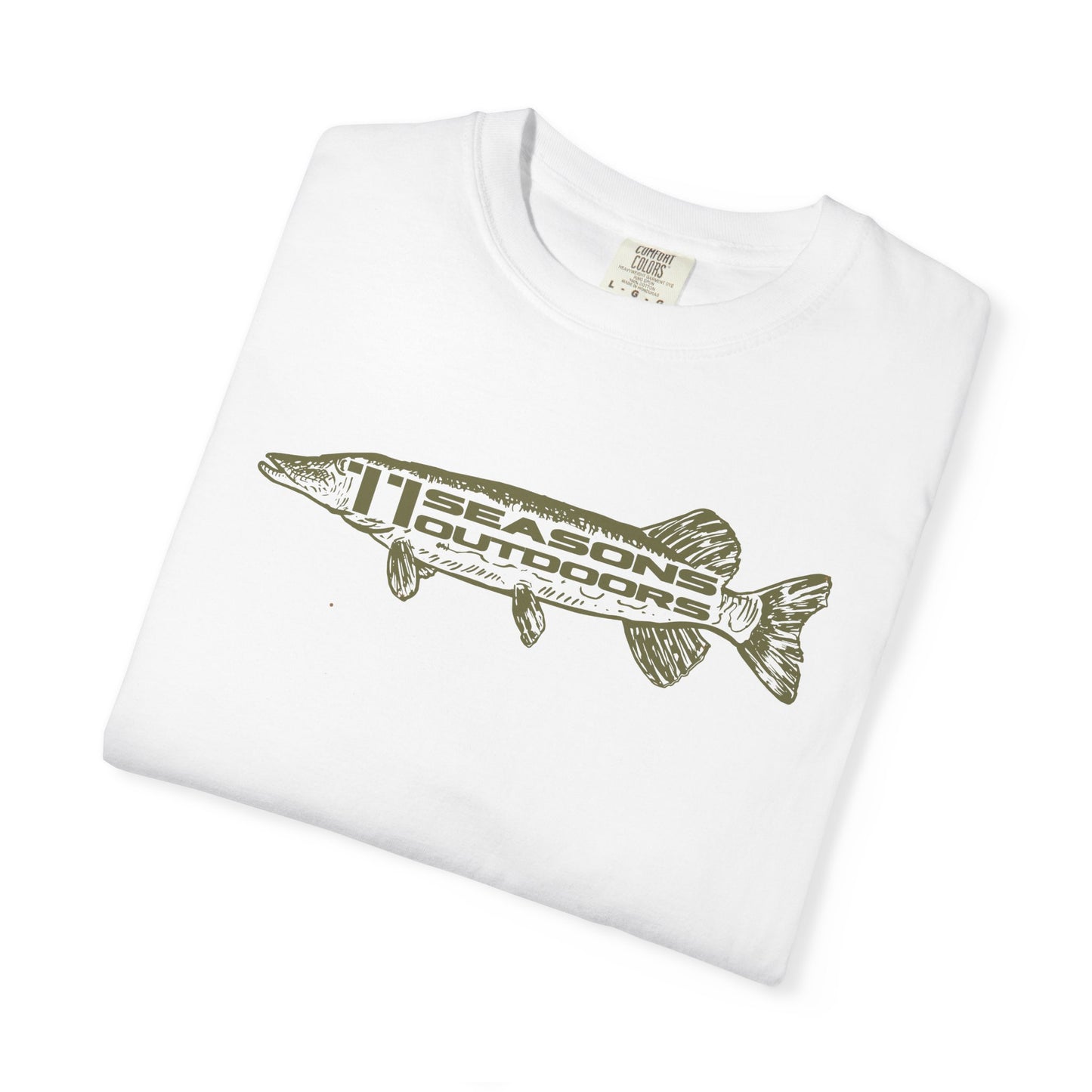 Sketched Northern Pike Tee