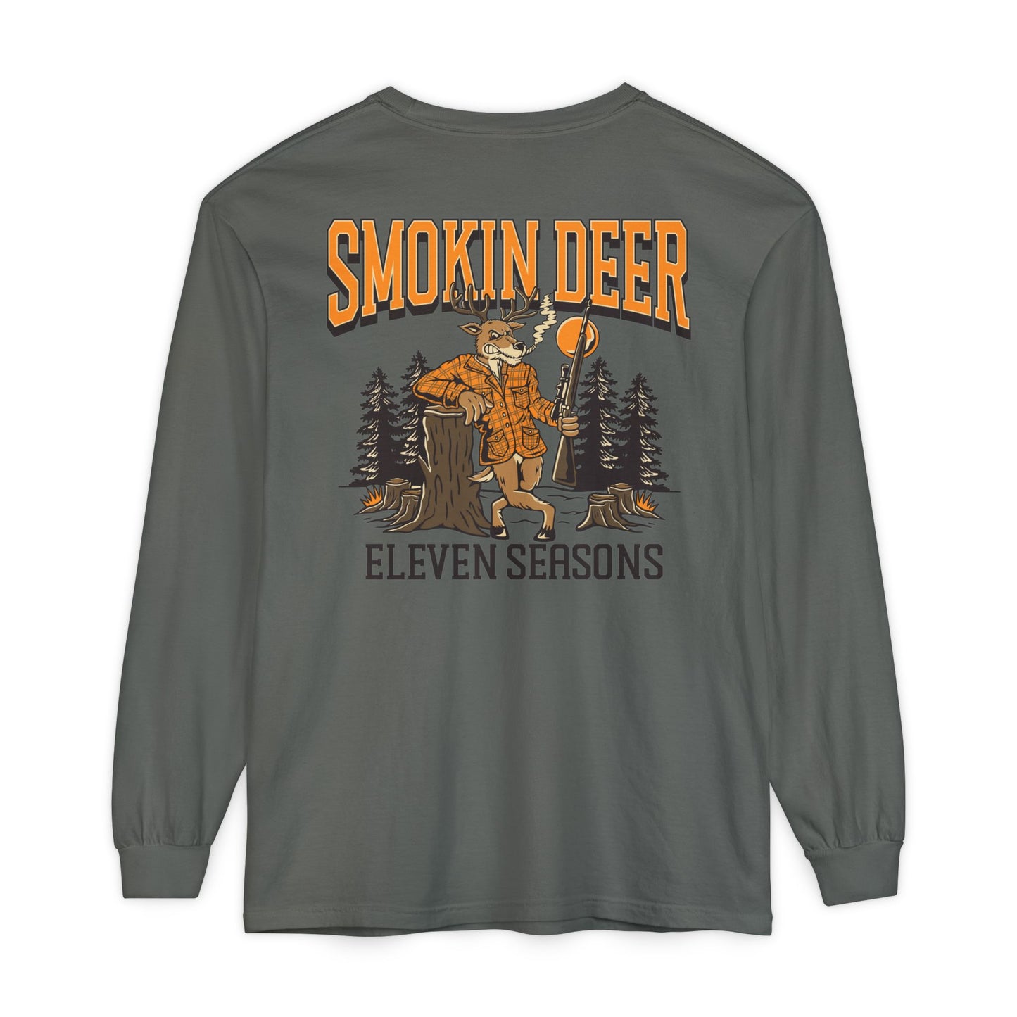 Smokin' Deer Long Sleeve Shirt
