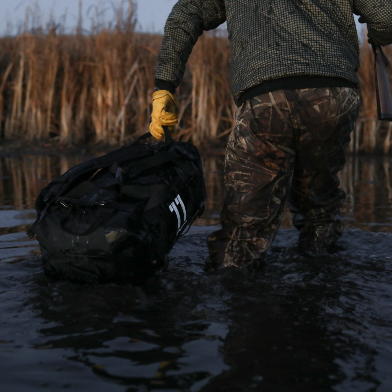 AMPHIB 60L Waterproof Duffel Bag - Black