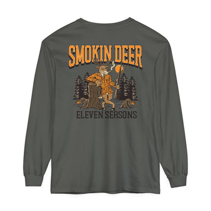 Smokin' Deer Long Sleeve Shirt