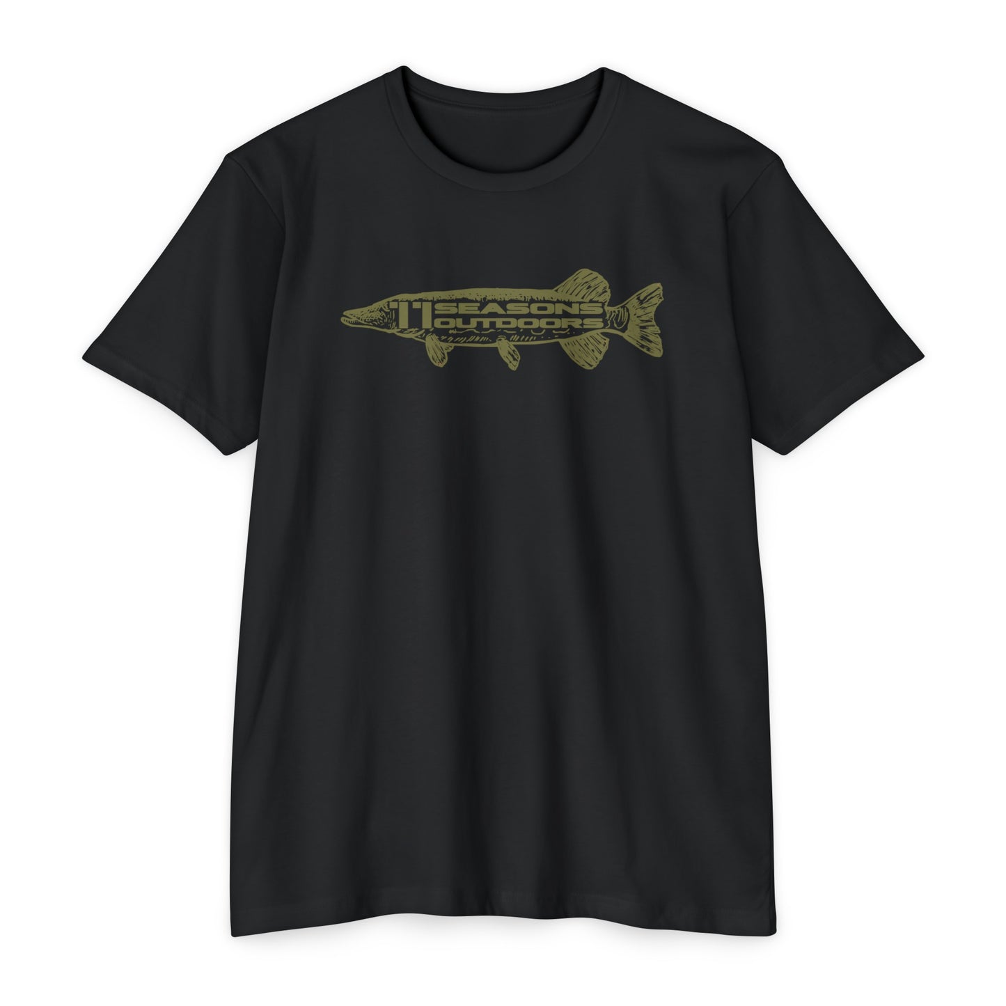 Sketched Northern Pike Athletic Tee