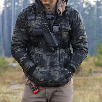 Black MultiCam Pullover Woobie Hoodie