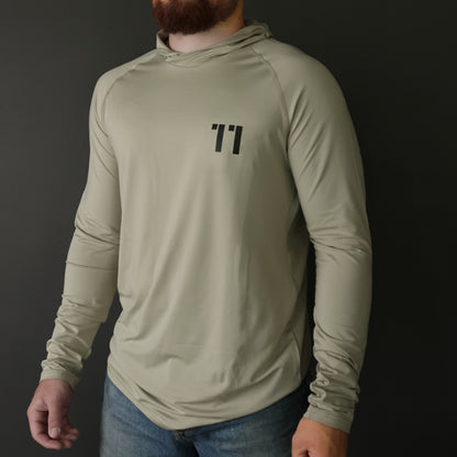 Tracker Performance Hoodie - Light Sage