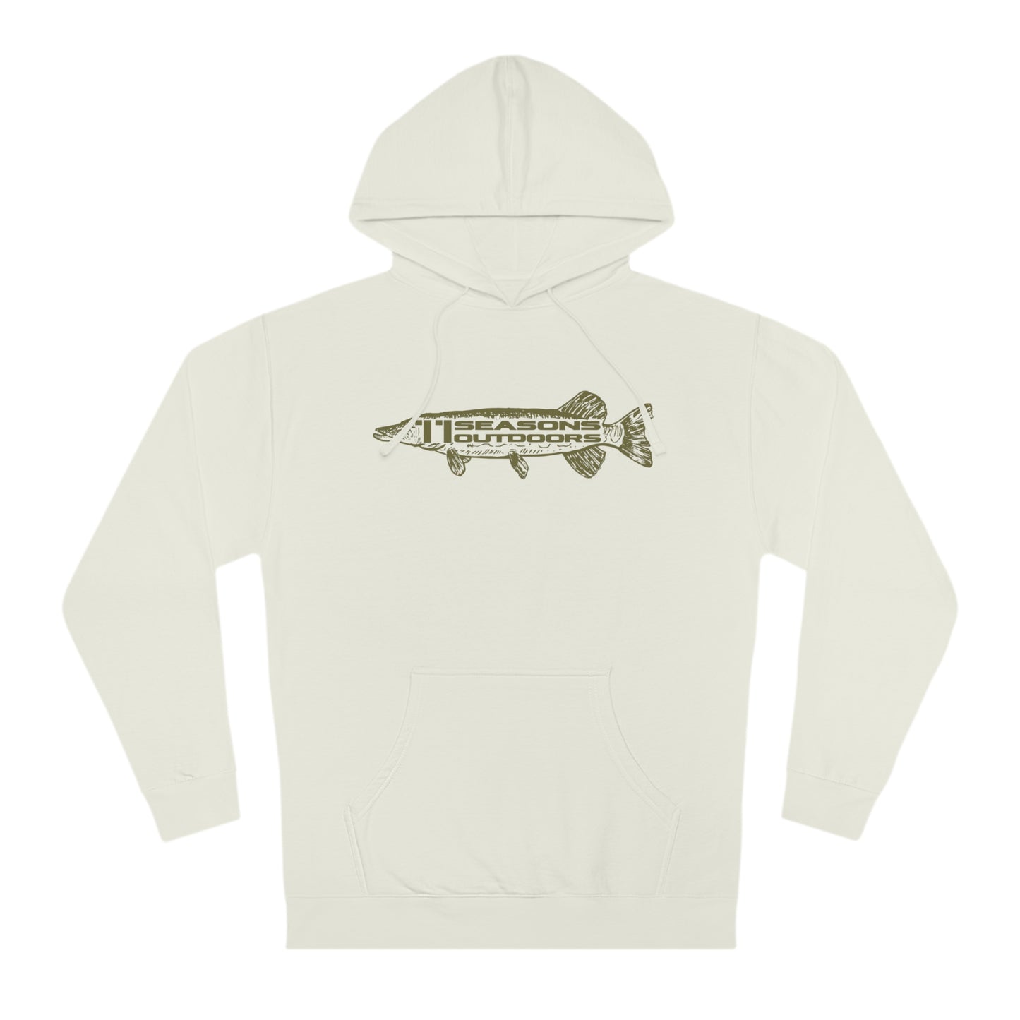 Sketched Northern Pike Hoodie