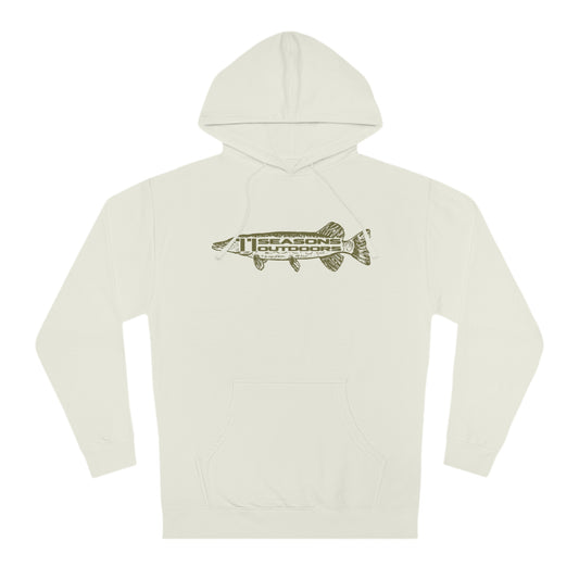 Sketched Northern Pike Hoodie