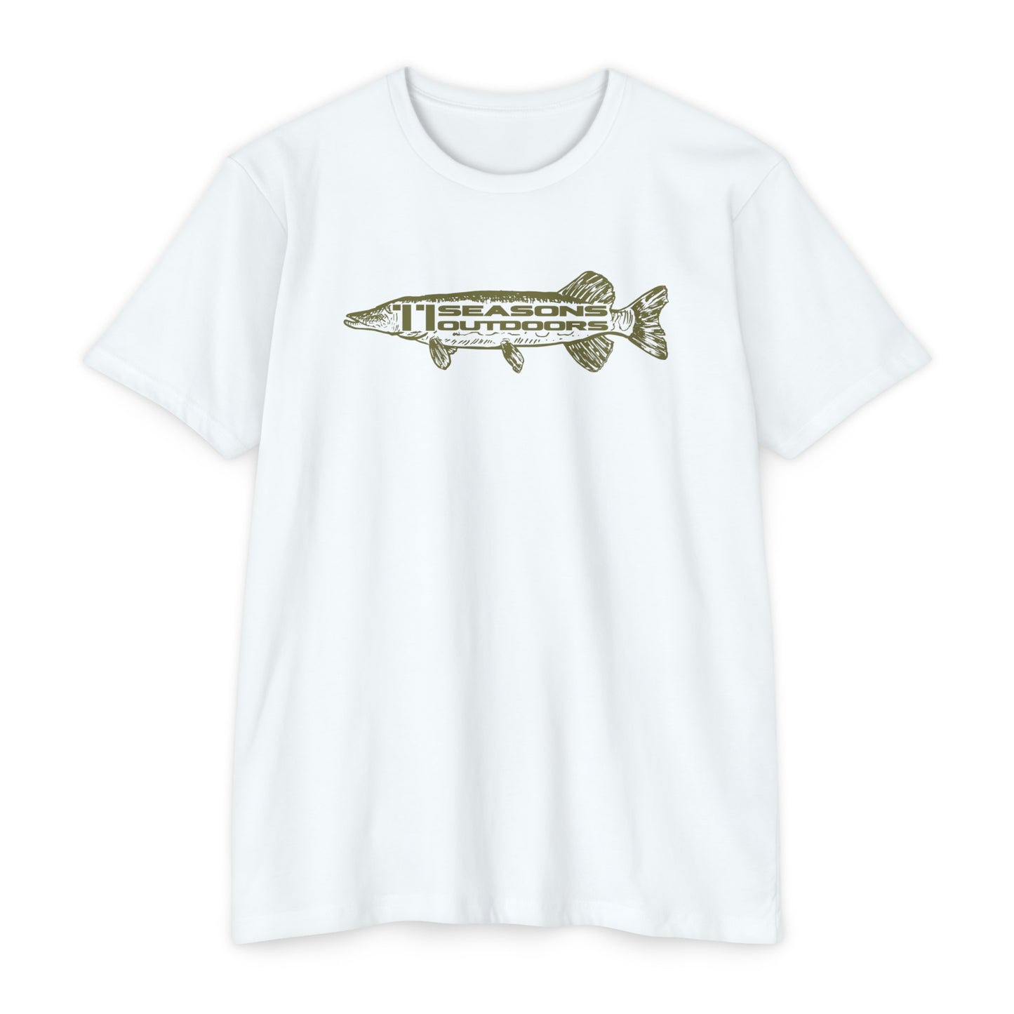 Sketched Northern Pike Athletic Tee